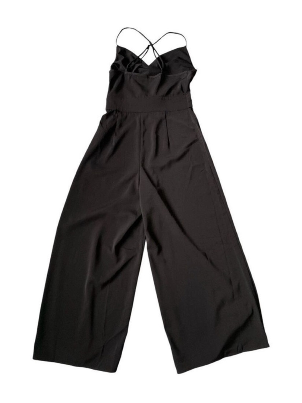Urban outfitters Black Wide-Leg Jumpsuit with Belt - Picture 4 of 5